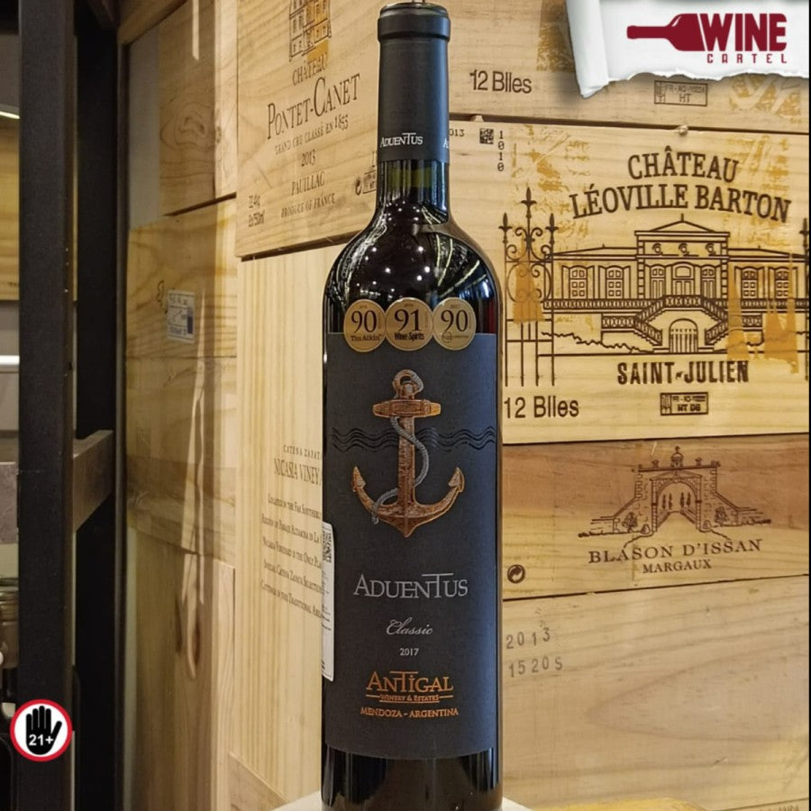 RED WINE Antigal Aduentus Classic Malbec 750mL ARGENTINA