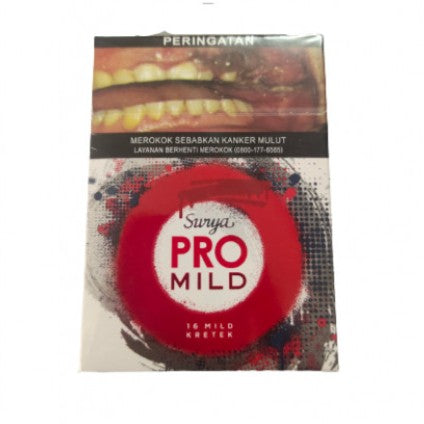 Rokok Gudang Garam Surya Pro Mild Isi 16 Batang INDONESIA