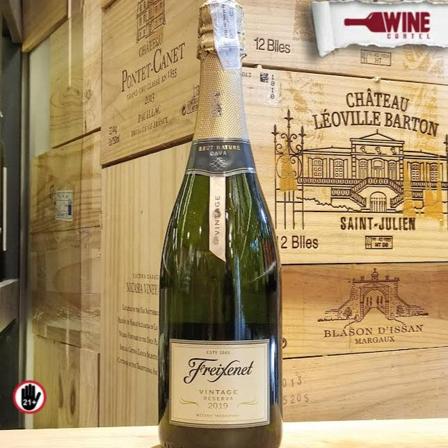 WHITE WINE Freixenet Cava Reserva Vintage Brut Nature 750mL SPANYOL