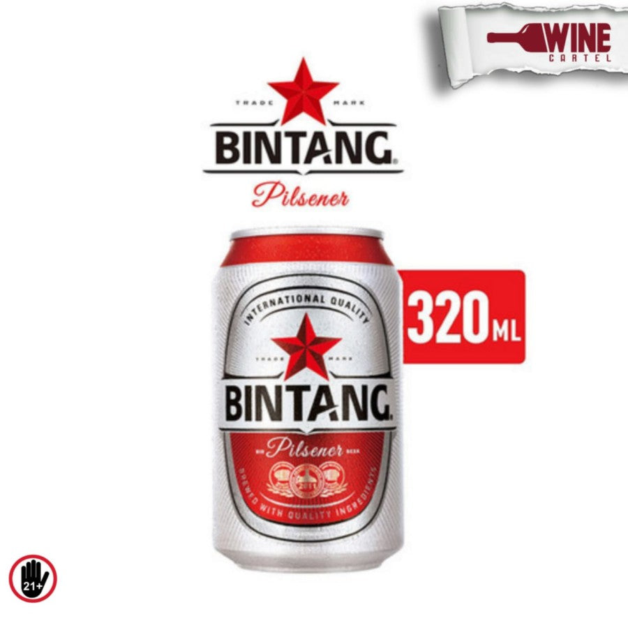 BIR Bintang Pilsener Kaleng Can Beer 320ml INDONESIA