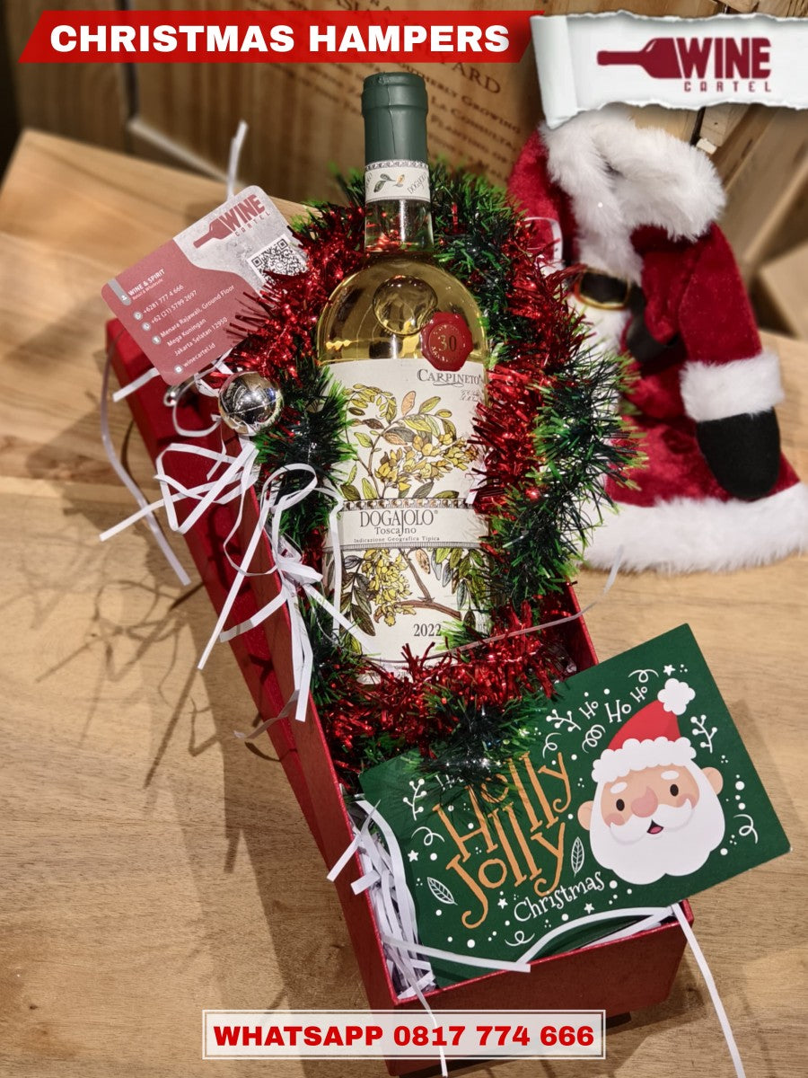 HAMPERS CHRISTMAS WHITE WINE ITALY - CARPINETO DOGAJOLO TOSCANO 750ML