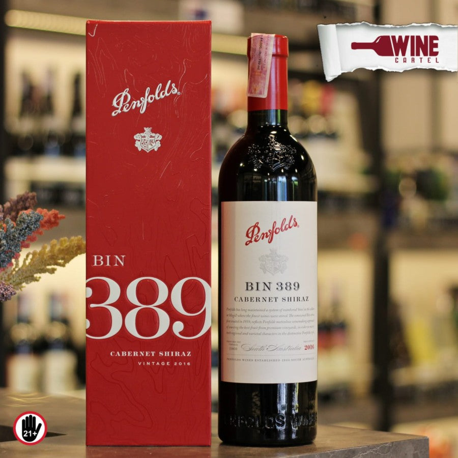 RED WINE Penfolds Bin 389 Cabernet Shiraz 750ml AUSTRALIA