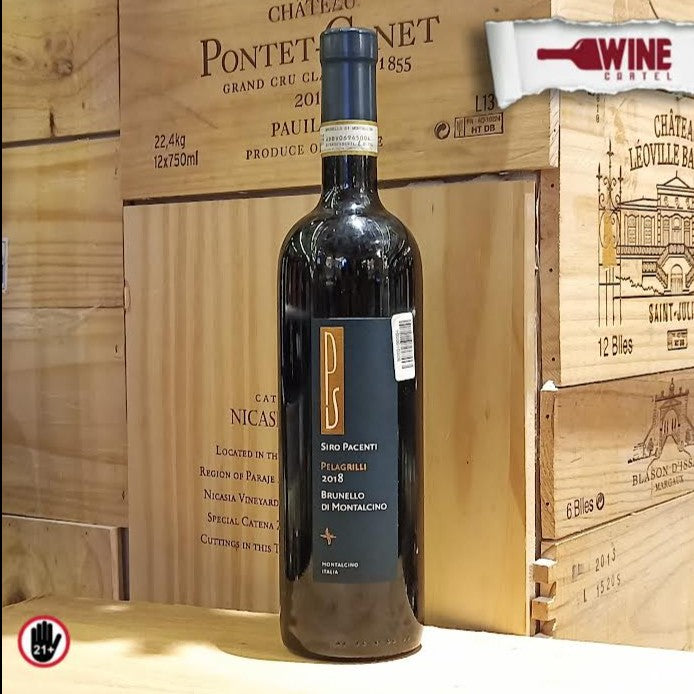 Red Wine Siro Pacenti Brunello di Montalcino Pelagrilli - 2018 -750ml ITALY