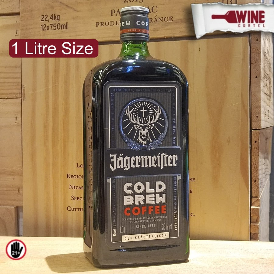 LIQUOR JAGERMEISTER Jagger COLD BREW COFFEE LIQUEUR 1L / 1000mL UK