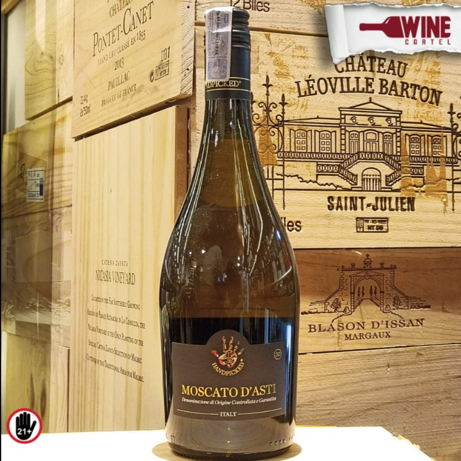 SPARKLING MOSCATO Handpicked Reg Moscato D'asti 750mL ITALY