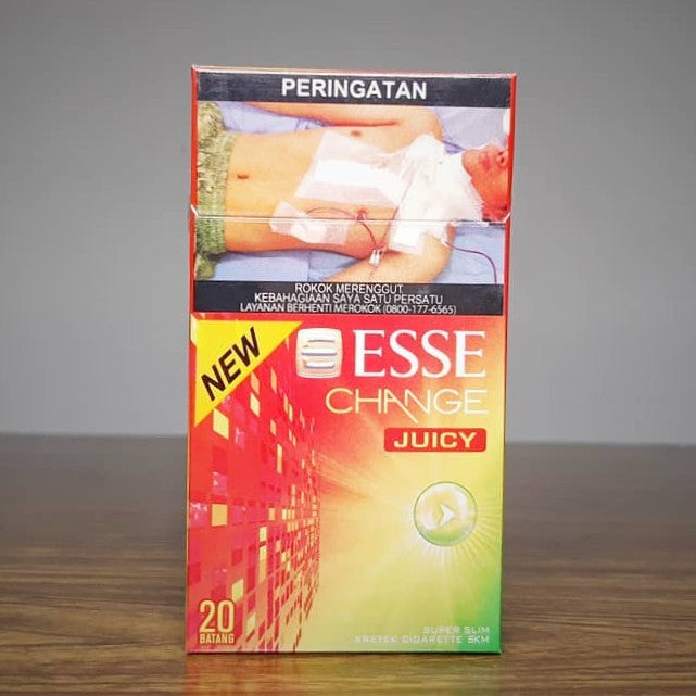Rokok ESSE CHANGE JUICY 20 Clink Mint Flavour Slim Roko SOUTH KOREA