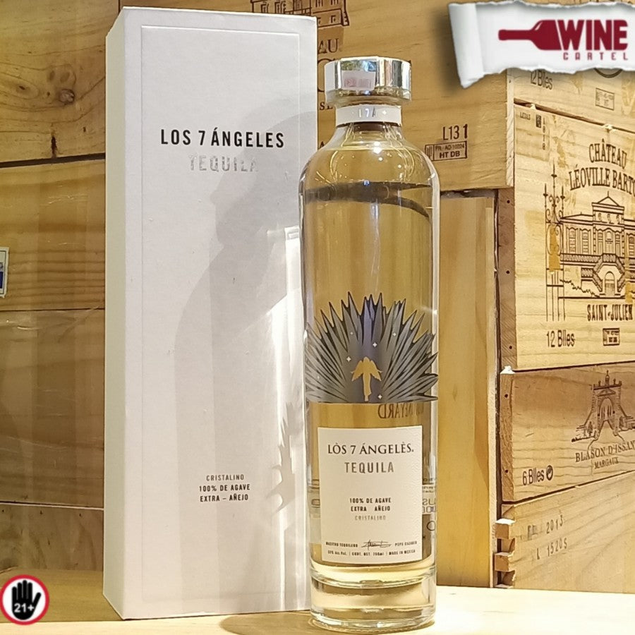 TEQUILA Los 7 Angeles Anejo Tequila 100% De Agave MEXICO