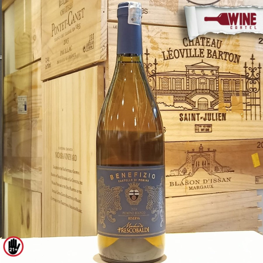 WHITE WINE Frescobaldi Toscana Benefizio Riserva Pomino Blanco 750mL ITALY