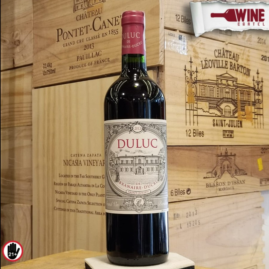 RED WINE Saint-Julien Duluc de Branaire Ducru 2013 750mL FRANCE