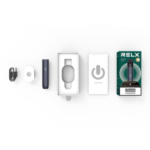 RELX Infinity Plus Device - Black Phantom Mini Pod Vape Pods