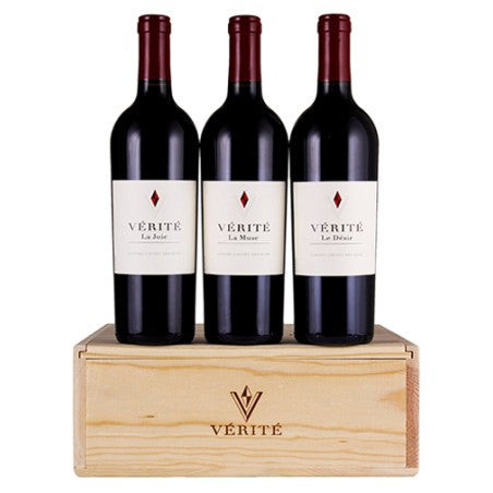 Red Wine Verite Coffret Collection ( Verite La Joie, Verite La Muse, Verite Le Desir ) 3 Bottle Set - 2019 FRANCE