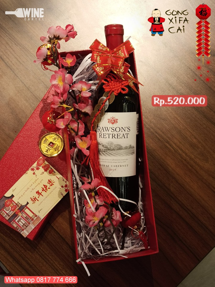 HAMPERS IMLEK CNY GIFT RAWSON'S RETREAT Cabernet Sauvignon Red Wine AUSTRALIA