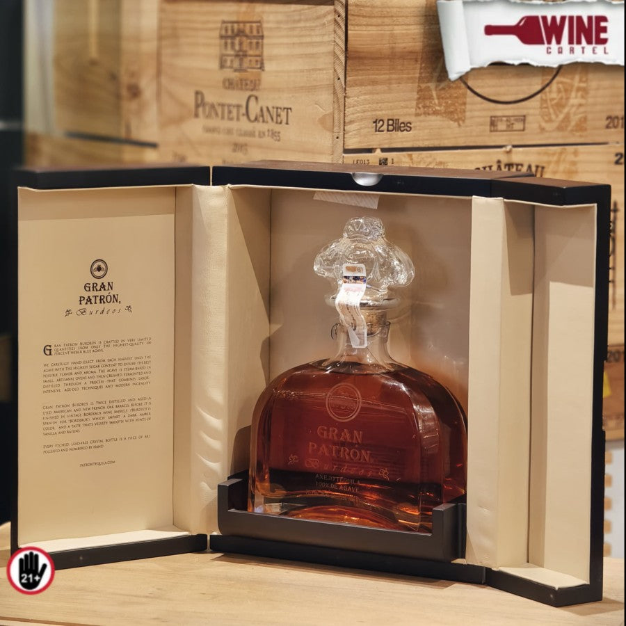 TEQUILA Gran Patron Burdeos Anejo Tequila Jalisco 750mL MEXICO