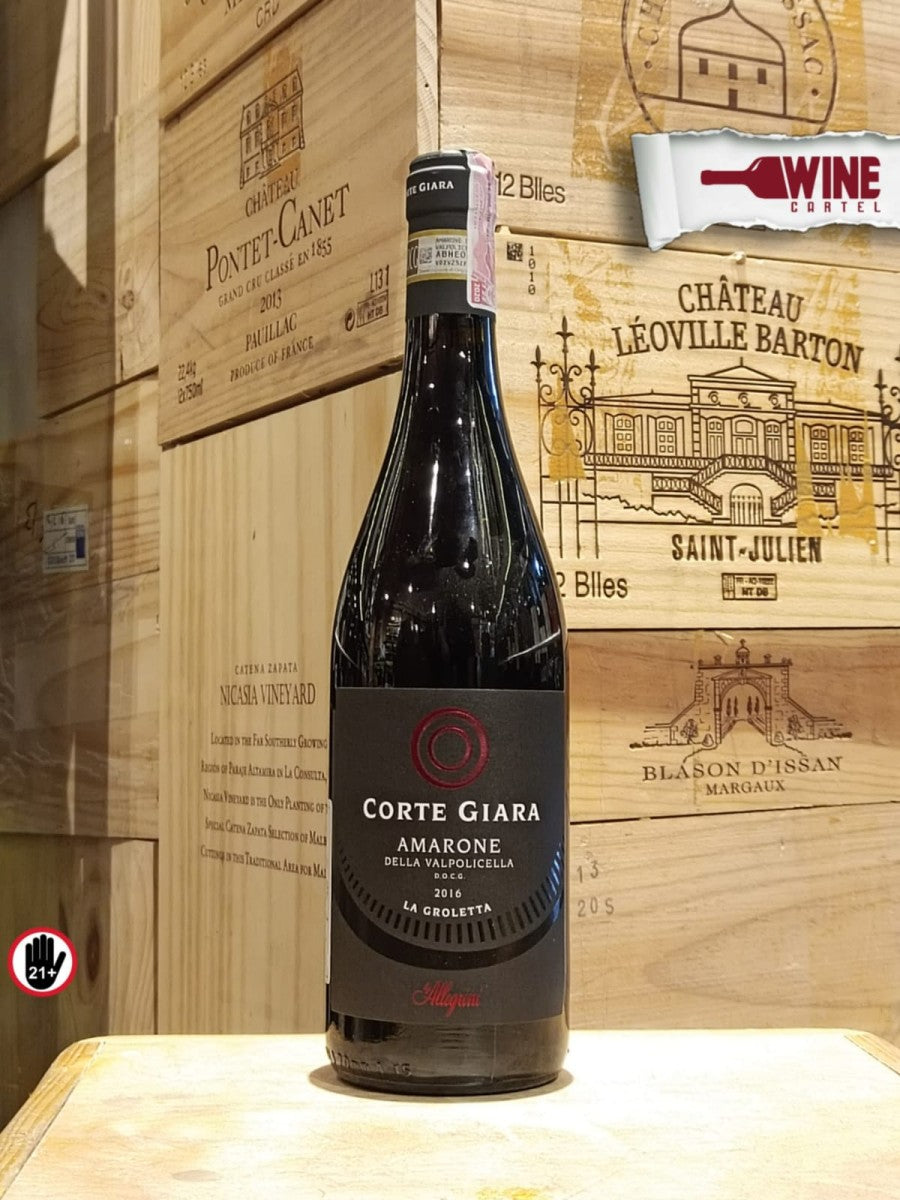 RED WINE Corte Giara Amarone Della Valpolicella 750mL ITALY