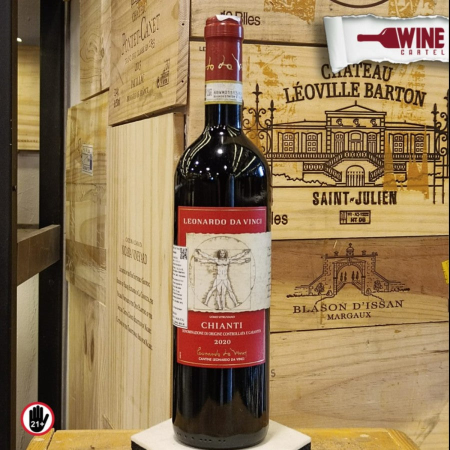 RED WINE Leonardo Da Vinci Chianti DOCG Leonardo Davinci 750mL ITALY