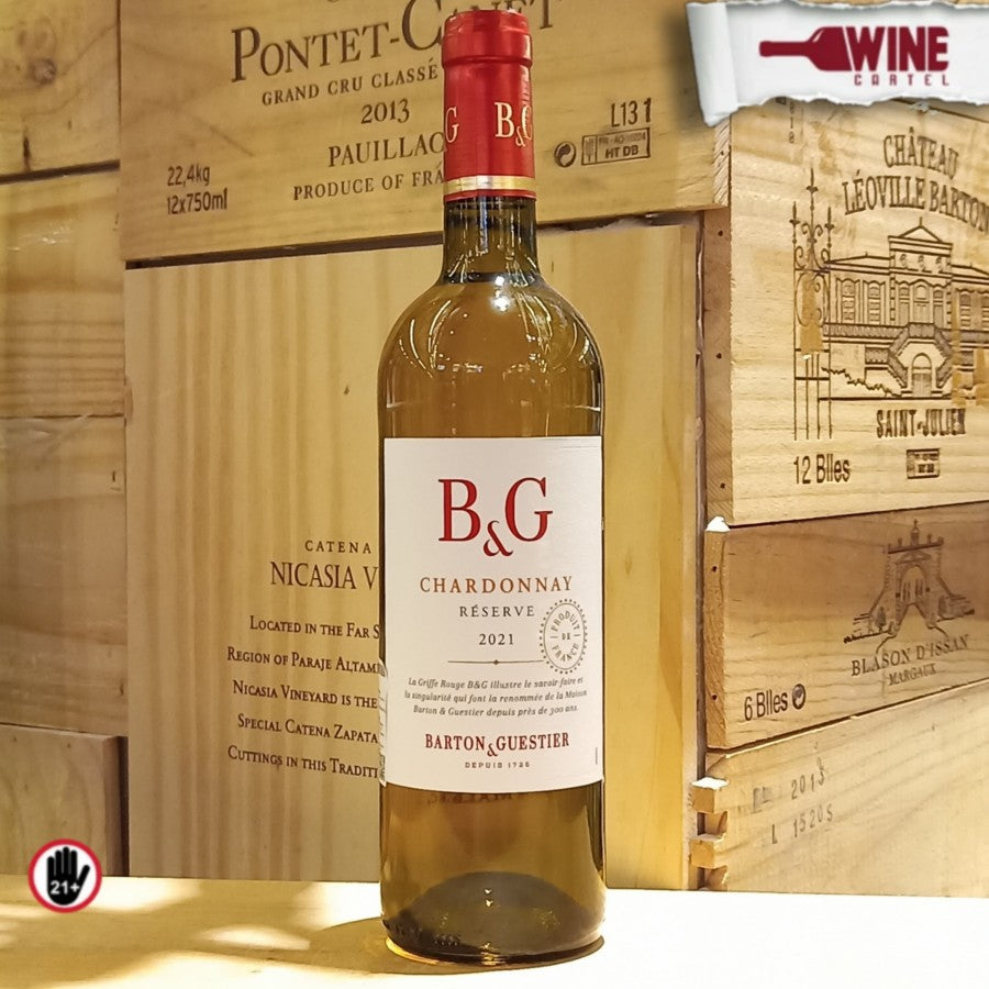 WHITE WINE B&G Reserve Varietal Chardonnay 750ml FRANCE
