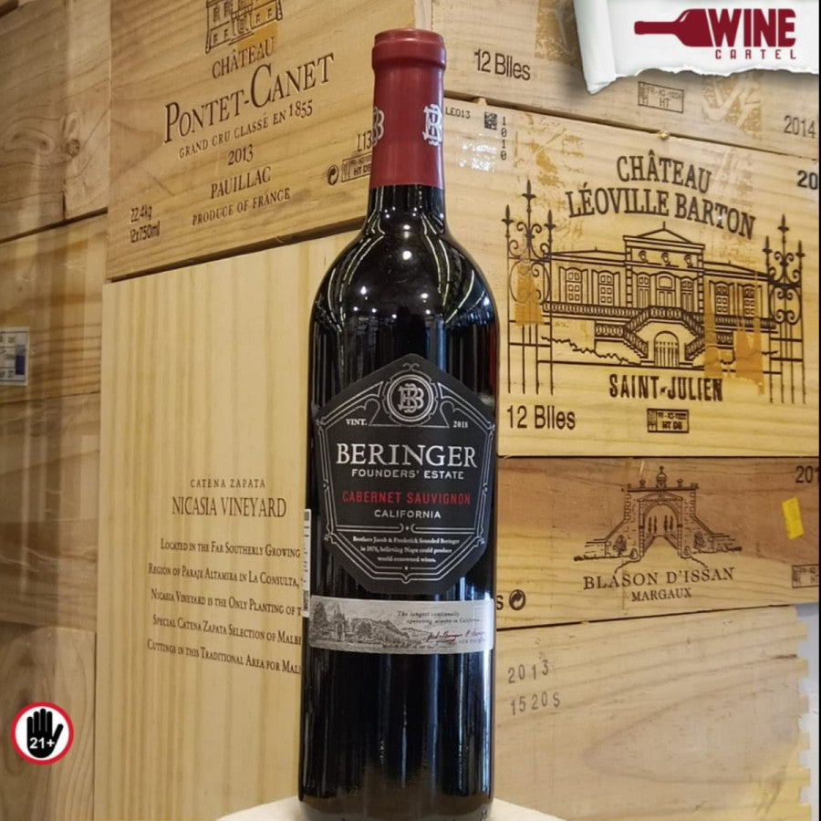 RED WINE Beringer Founders Estate Cabernet Sauvignon 750ml UNITED STATES