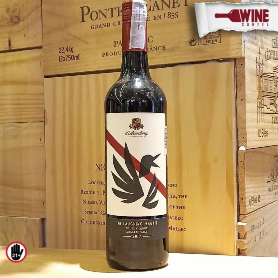 RED WINE d'Arenberg The Laughing Magpie Shiraz Viognier 750mL AUSTRALIA