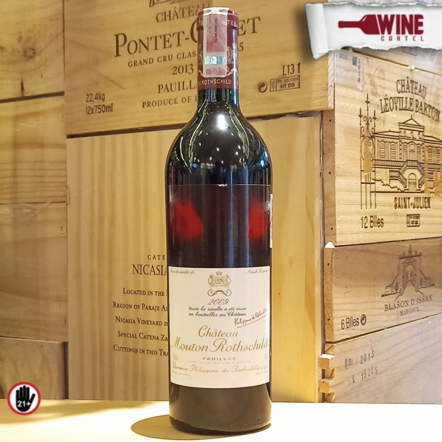 RED WINE Chateau Mouton Rothschild 2009 750mL FRANCE