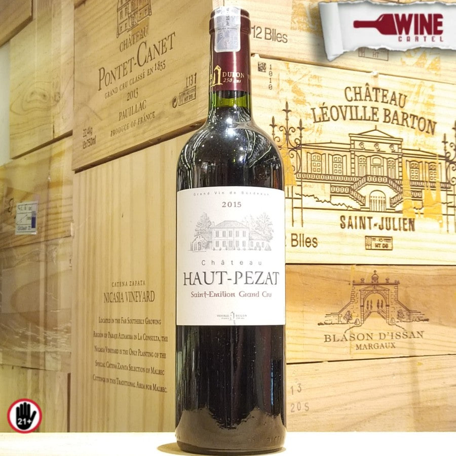 RED WINE Chateau Haut Pezat Saint-Emillion Grand Cru - 750mL FRANCE