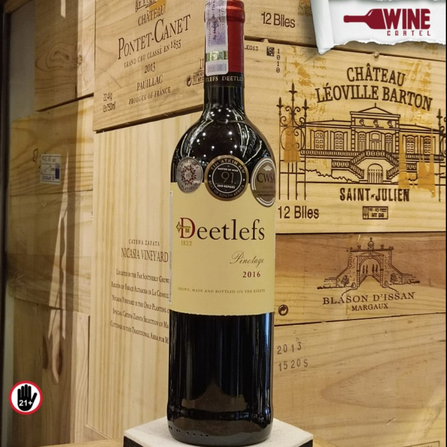 RED WINE Deetlefs Pinotage 750ML SOUTH AFRICA