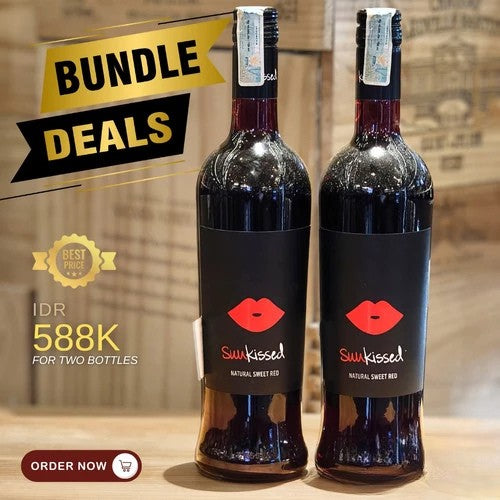 BUNDLING 2 BOTTLES Sunkissed Natural Sweet Red TWIN BOTTLE PROMO