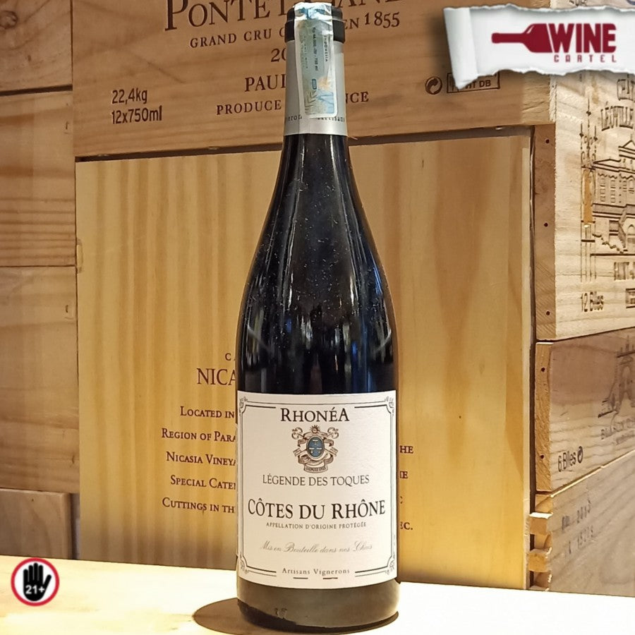 RED WINE Rhonea Legende Des Toques AOC Cotes Du Rhone Rouge 750mL FRANCE