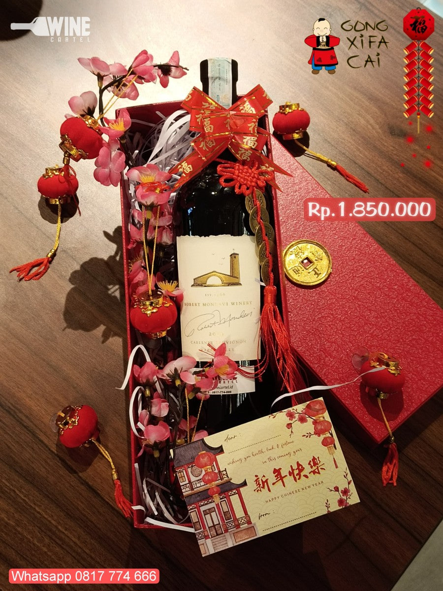 HAMPERS CNY Gift IMLEK RED WINE Robert Mondavi Cabernet Sauvignon USA