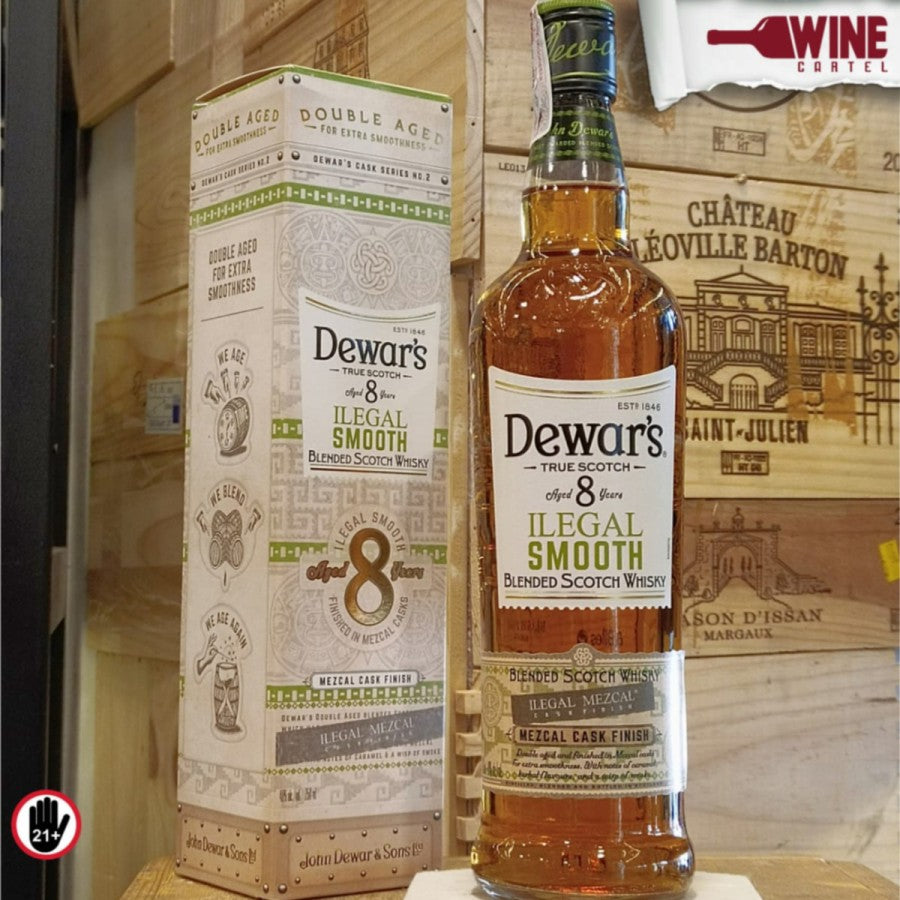 WHISKY Dewars 8 Years Ilegal Mezcal Smooth Blended Scotch Whiskey SCOTLAND