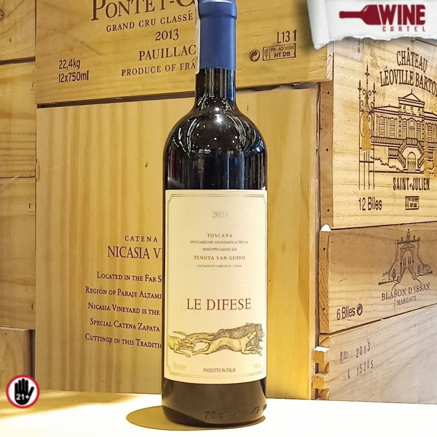 RED WINE Tenuta San Guido Le Difese Toscana 2021 750mL ITALY