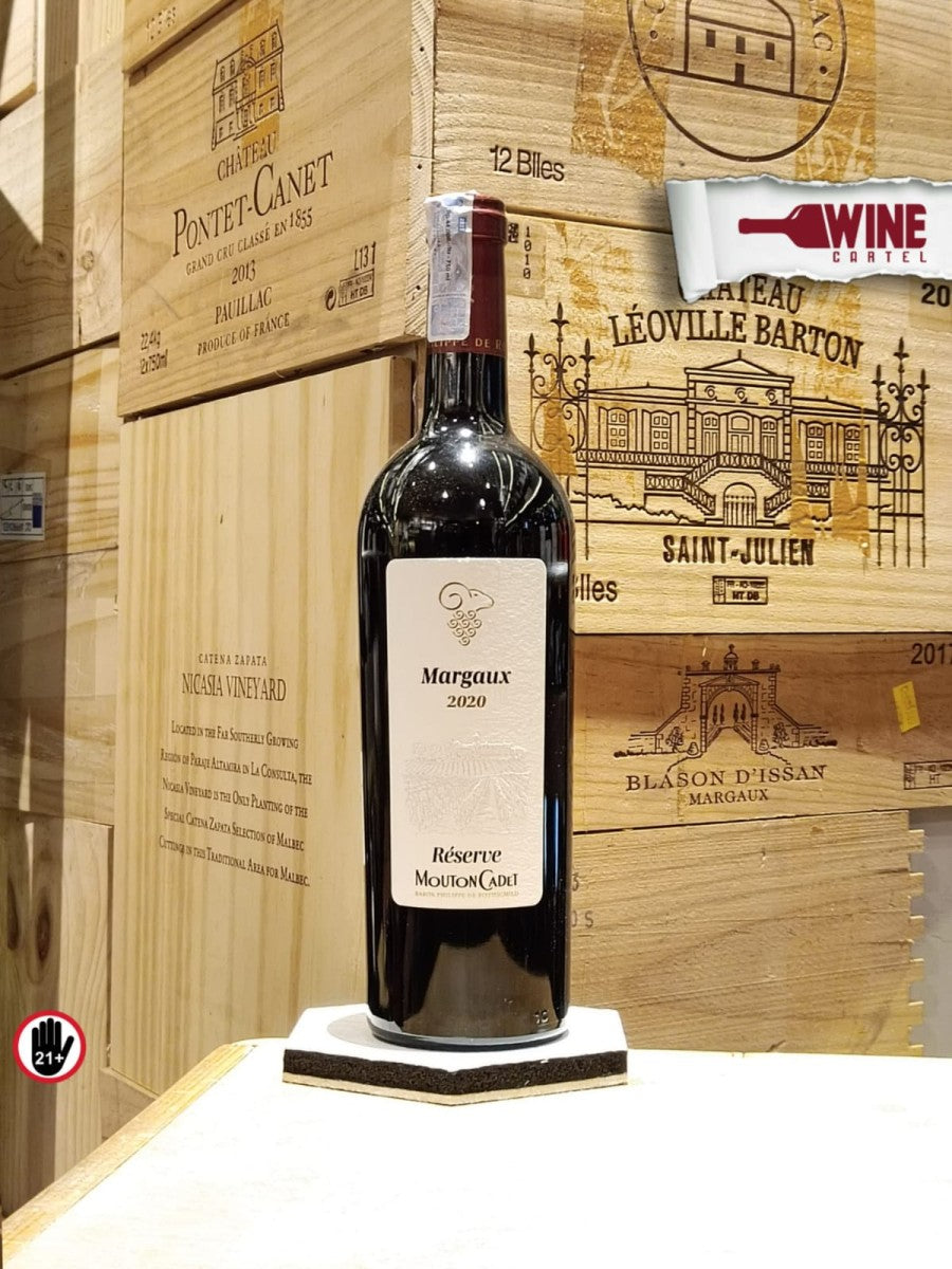 RED WINE Mouton Cadet - Reserve Margaux - Red Blend - 750ml FRANCE