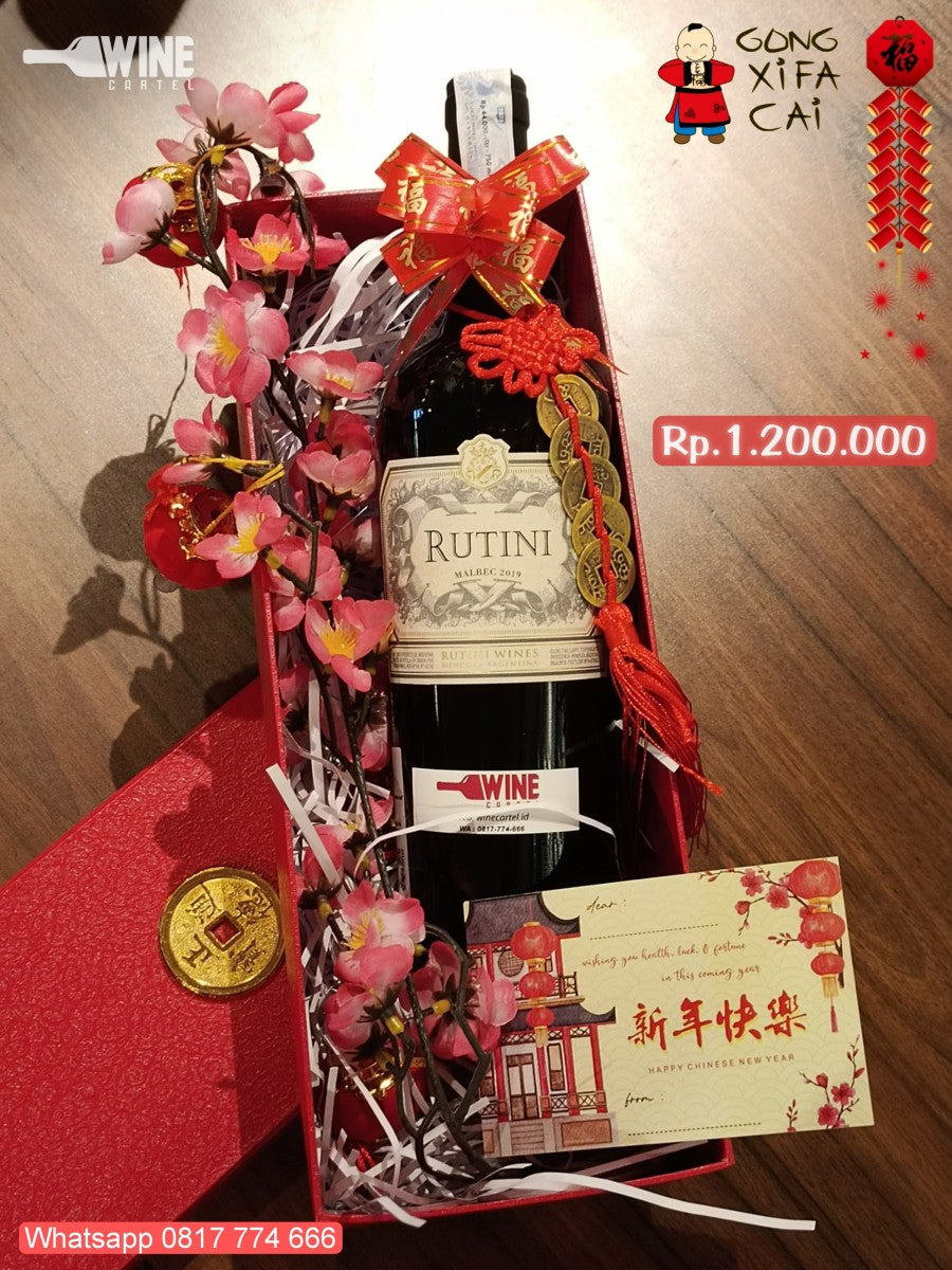 Hampers IMLEK CNY SET RED WINE Rutini Wines Mendoza Argentina Malbec ARGENTINA