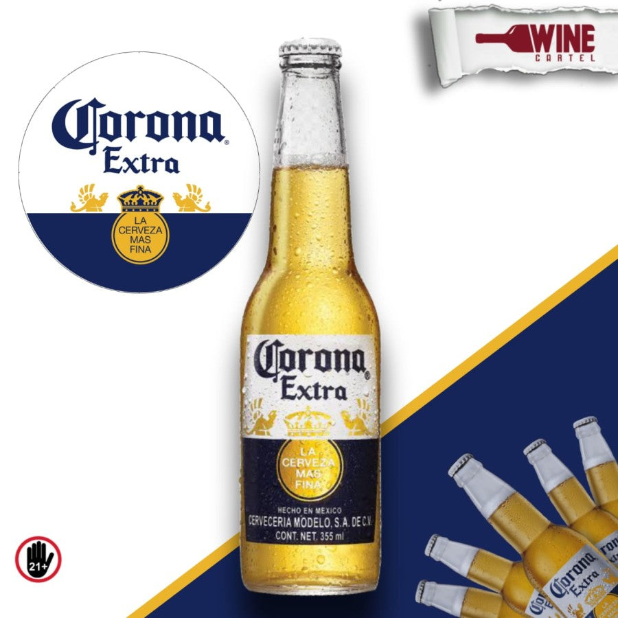 BIR Corona Extra Mexican Beer Pint Beer 355mL MEXICO