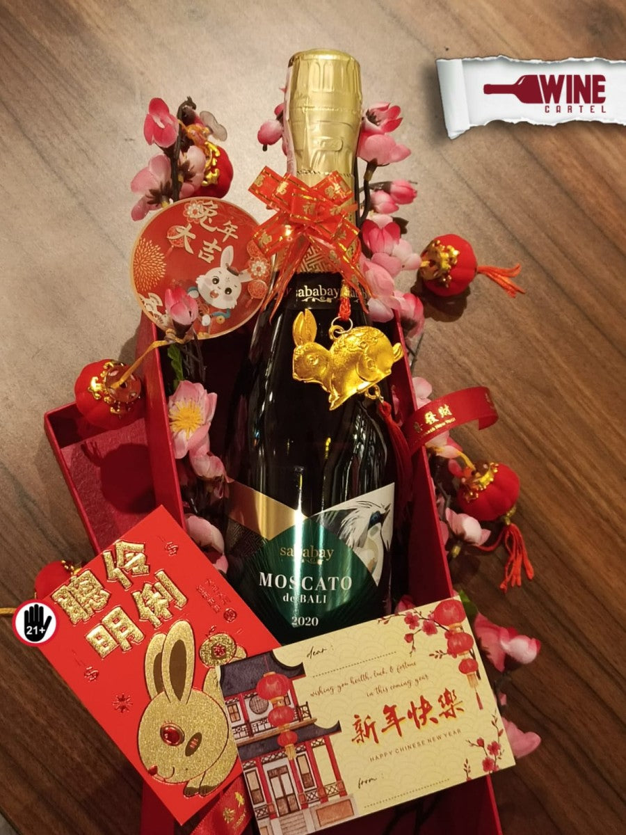 Chinese New Year Imlek Hampers Gift Sababay Moscato de Bali Wine 750mL INDONESIA
