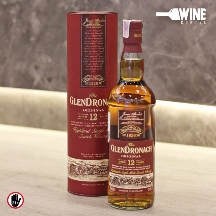 WHISKY Glendronach 12 YO Single Malt Whisky 700ml
