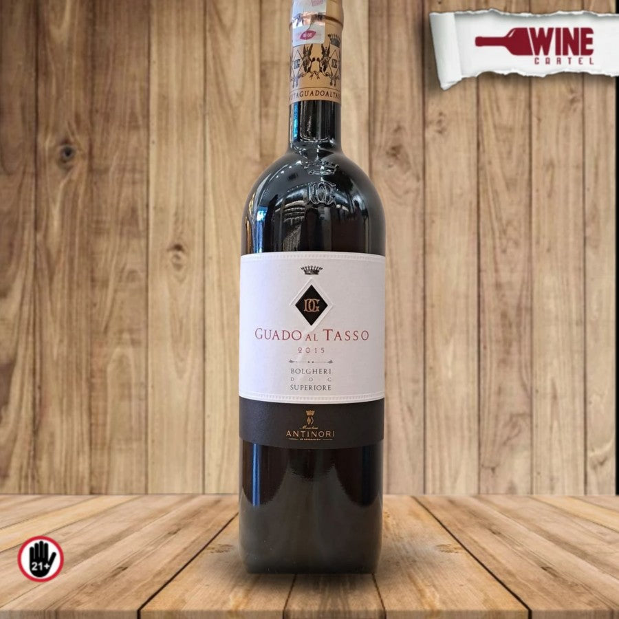 RED WINE Antinori Tenuta Guado al Tasso Bolgheri Superiore 2015 750mL ITALY