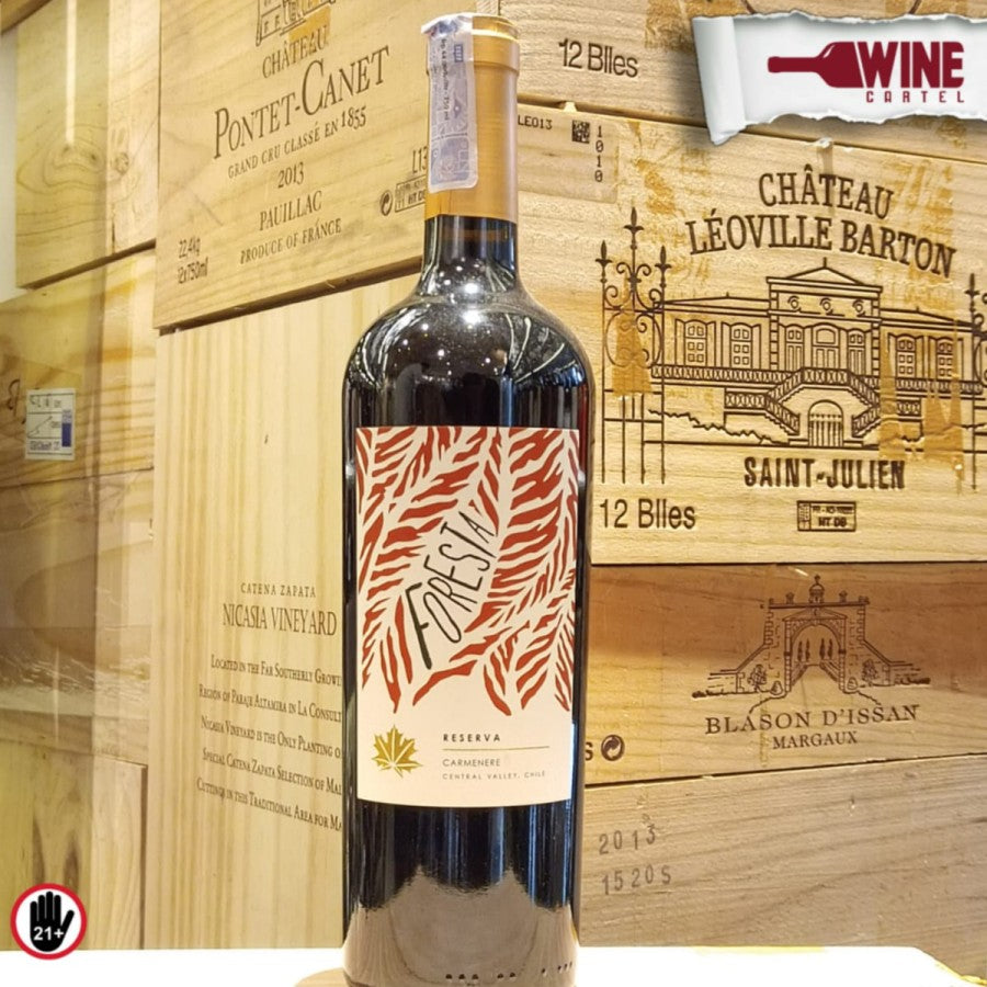 RED WINE Red Wine Foresta Reserva Carmenere 750mL CHILE