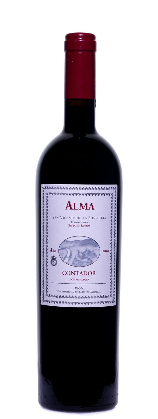 Red Wine Rioja Alma de Contador Benjamin Romeo 2020 - Tempranillo Blend - 750ml SPAIN