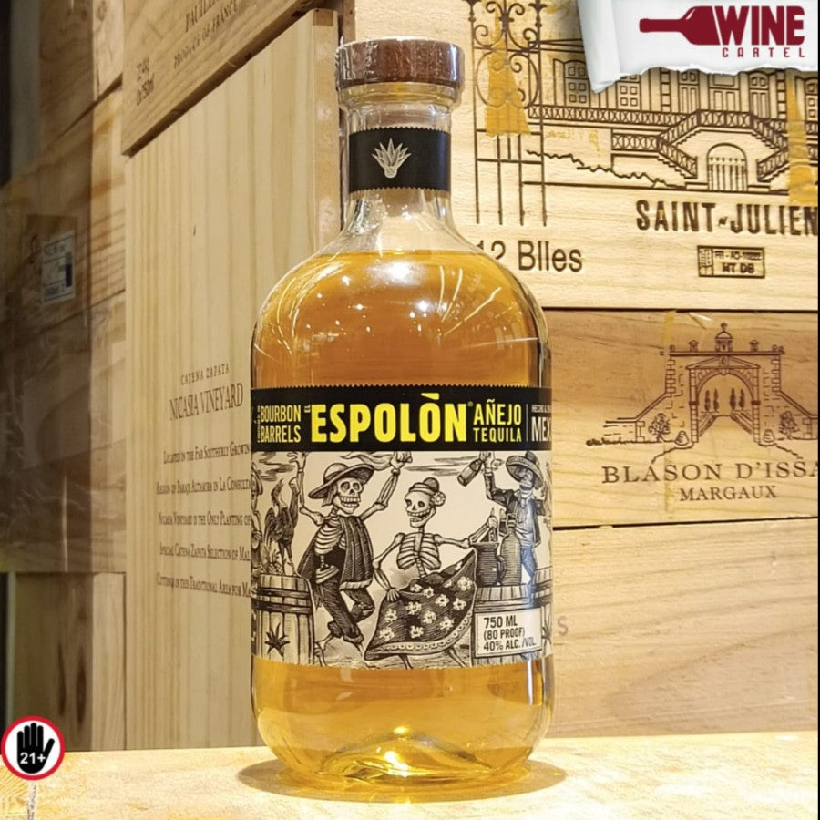 TEQUILA Espolon Bourbon Barrel Finished Anejo Tequila 750ml MEXICO