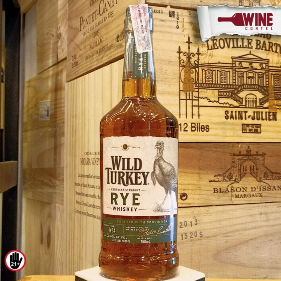 WHISKEY Wild Turkey Rye Kentucky Straight Bourbon 750Ml US