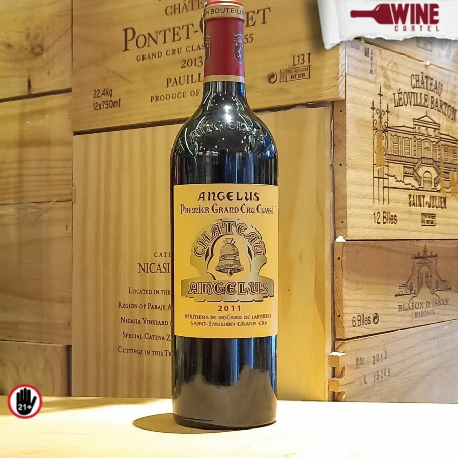 RED WINE Chateau Angelus Saint-Emilion 2011 750mL FRANCE