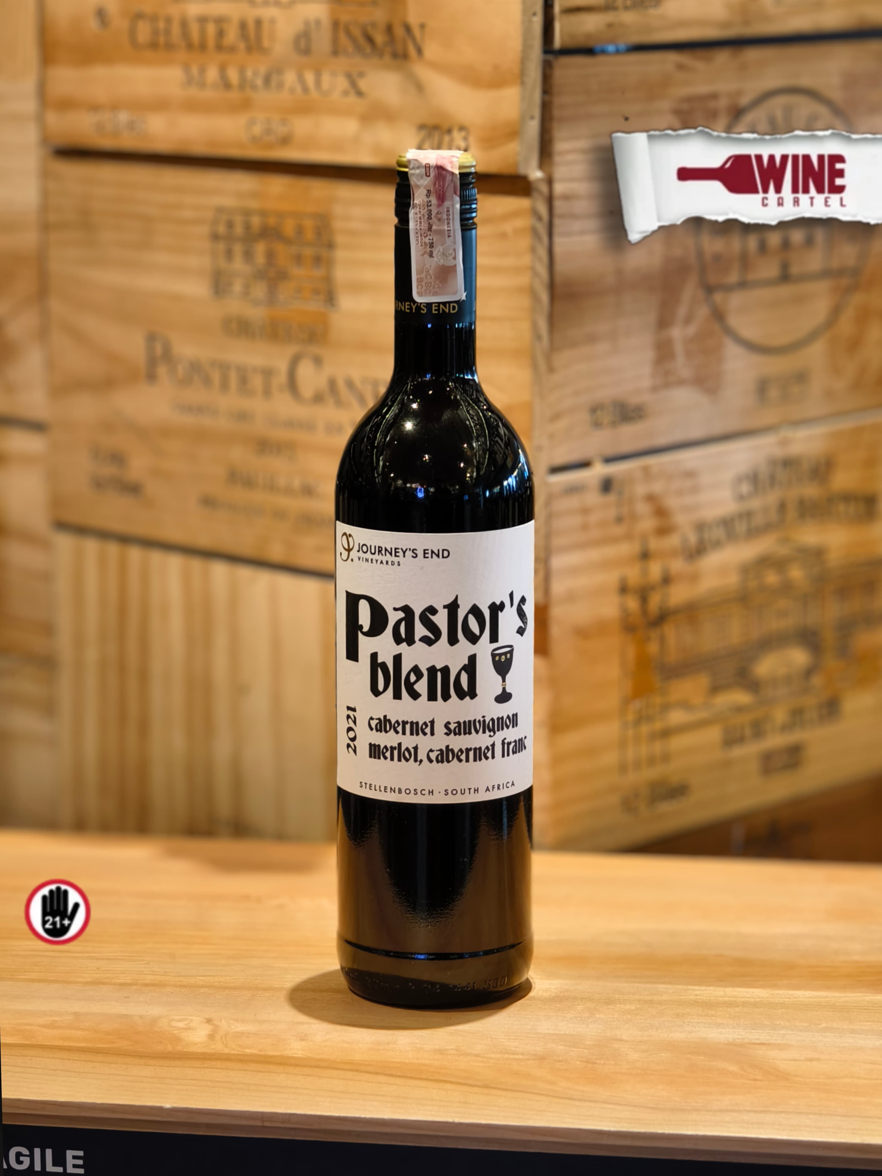 RED WINE Journey's End Pastor's Blend 750mL SOUTH AFRICA