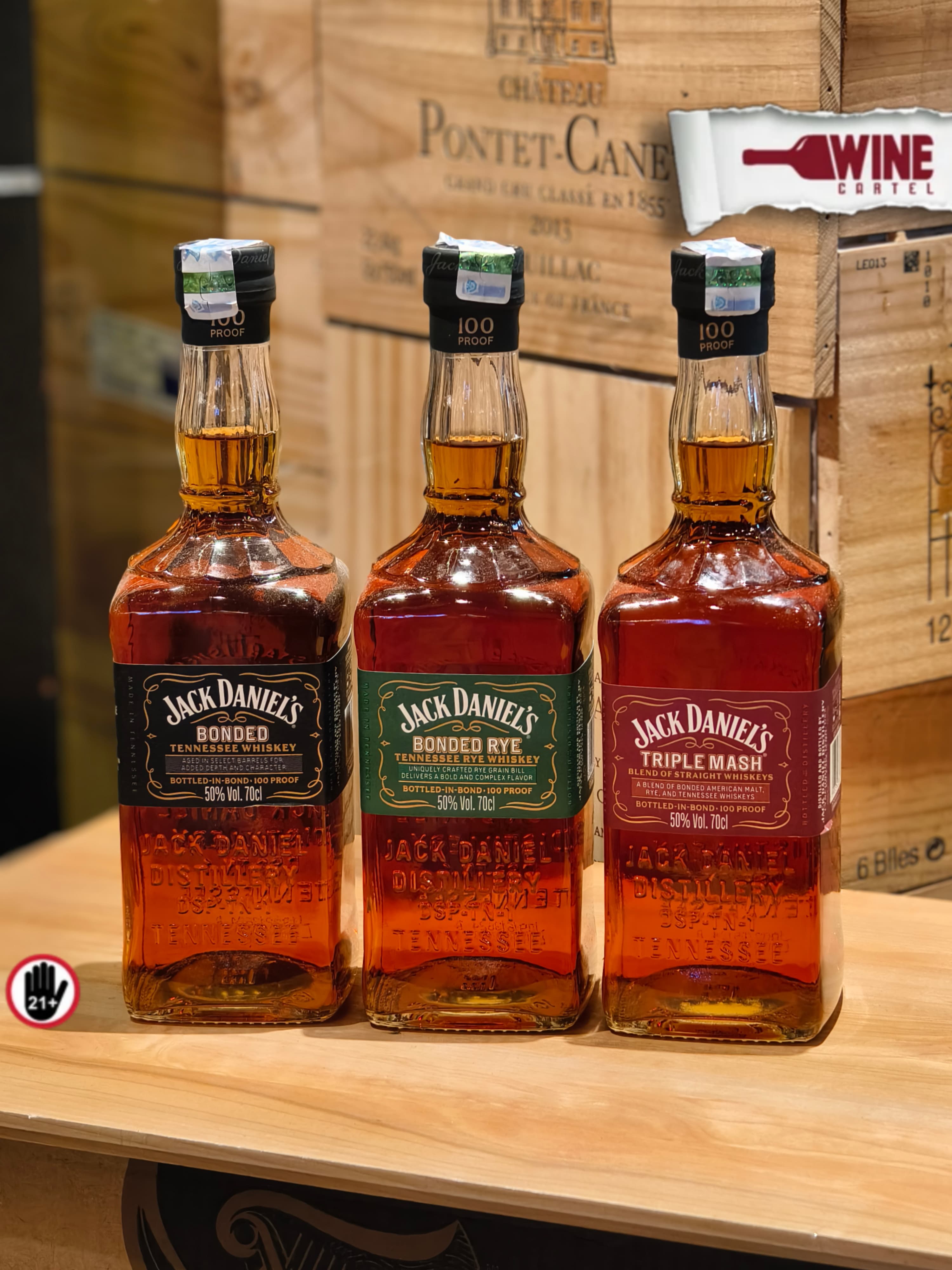 WHISKY Jack Daniel's Bonded Series Whiskey Jack Daniels | JACK D | Bonded - Rye - Triple Mash 700mL - Jack daniel