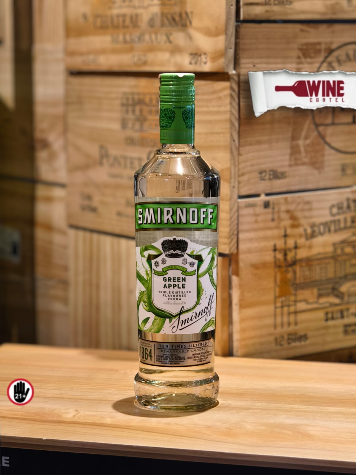VODKA APEL Smirnoff Vodka Green Apple 700ml