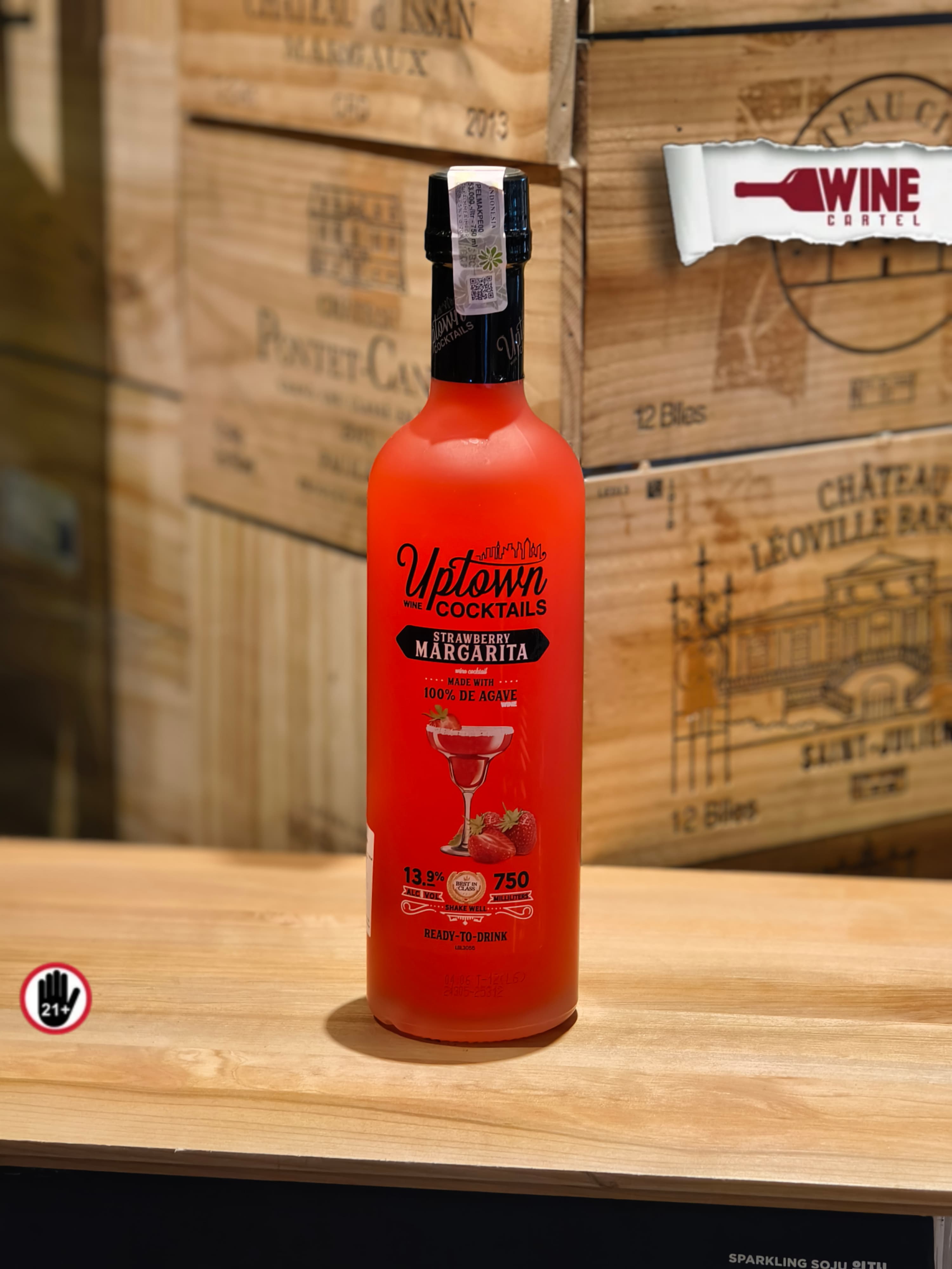 LIQUOR UPTOWN COCKTAILS PINA COLADA - MARGARITA - STRAWBERRY MARGARITA | 750mL