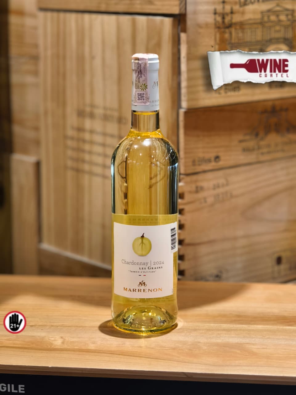 WHITE WINE Marrenon Chardonnay France 750mL