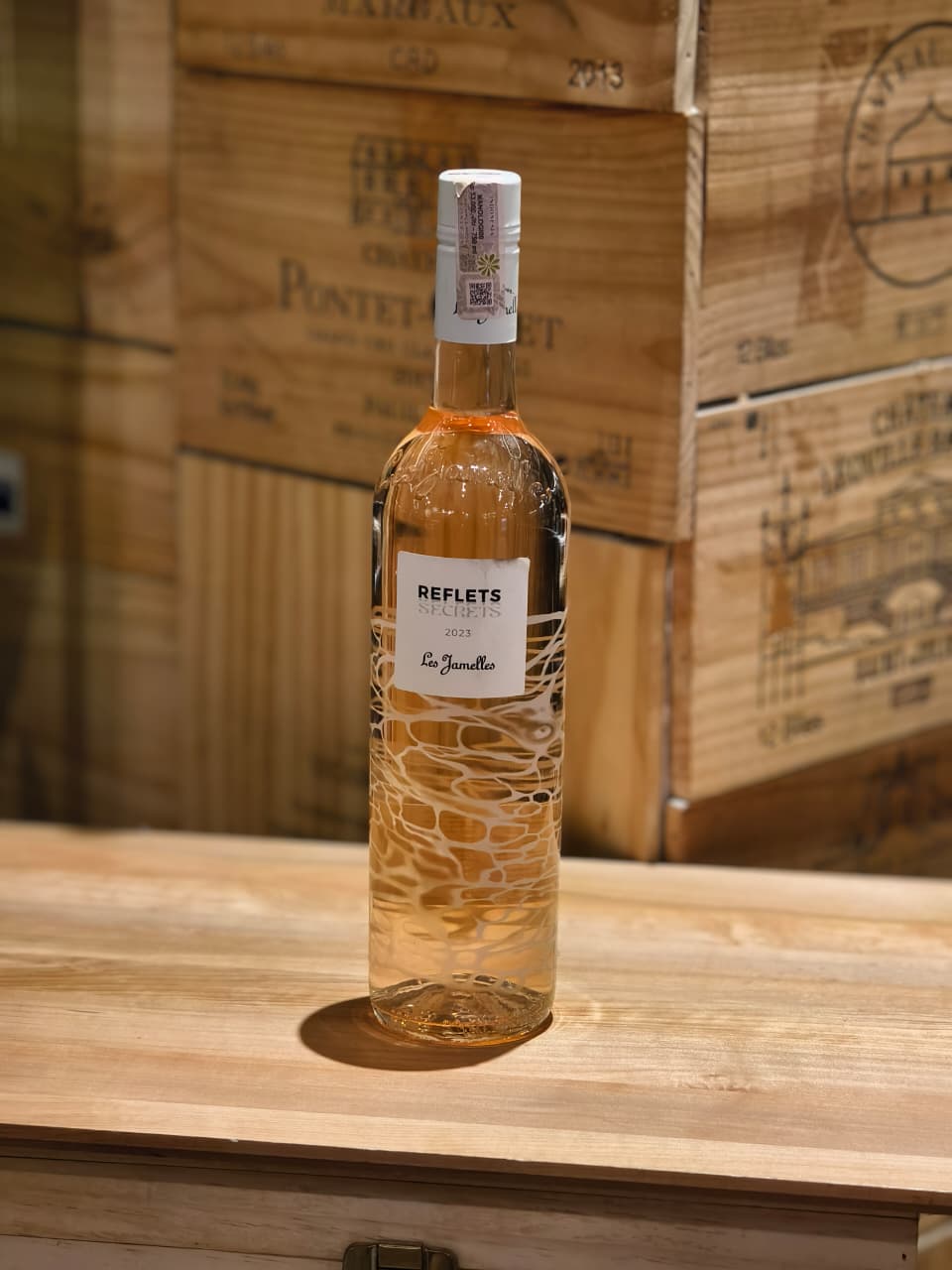 ROSE WINE Les Jamelles Reflets Secrets Rose 750mL FRANCE