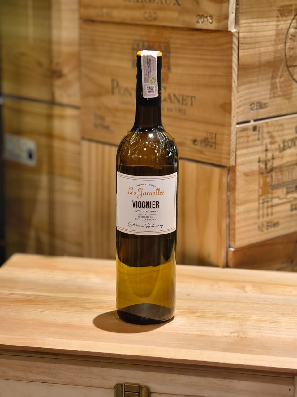 WHITE WINE Les Jamelles Viognier 750ml FRANCE