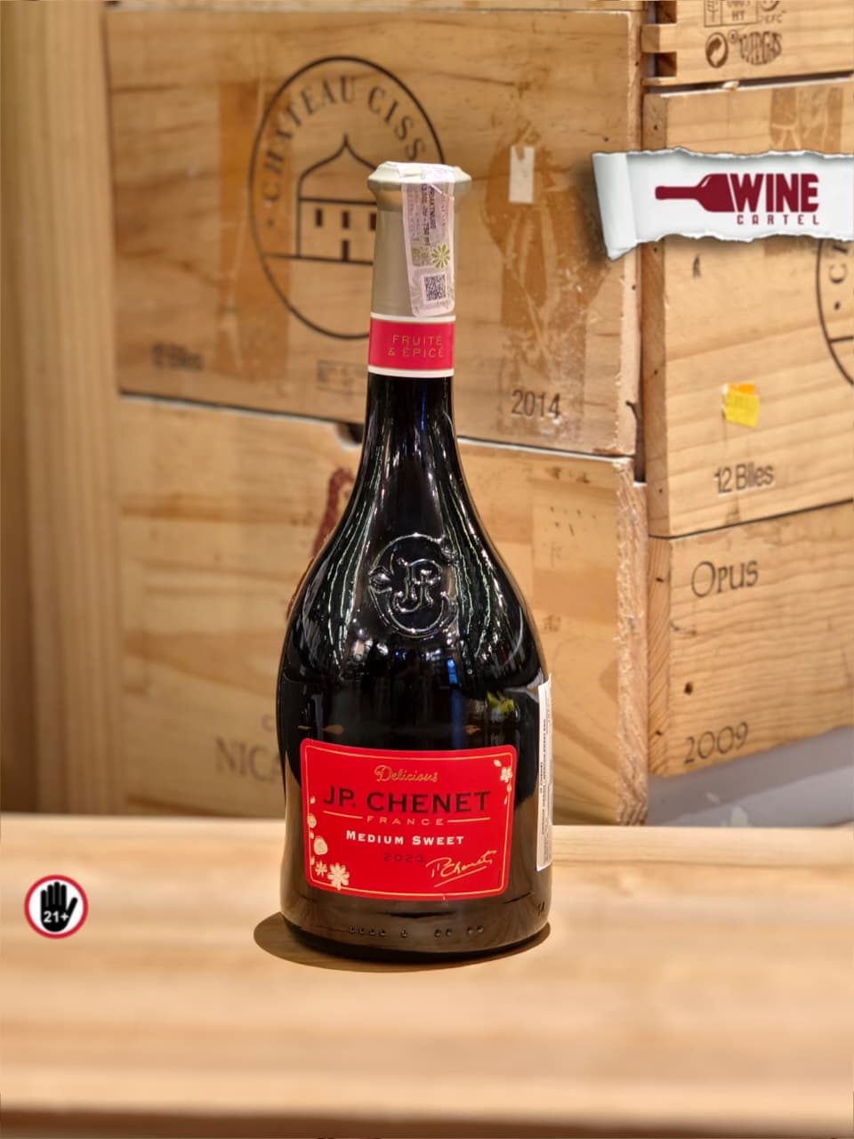 RED WINE JP Chenet Delicious MEDIUM SWEET 750mL FRANCE