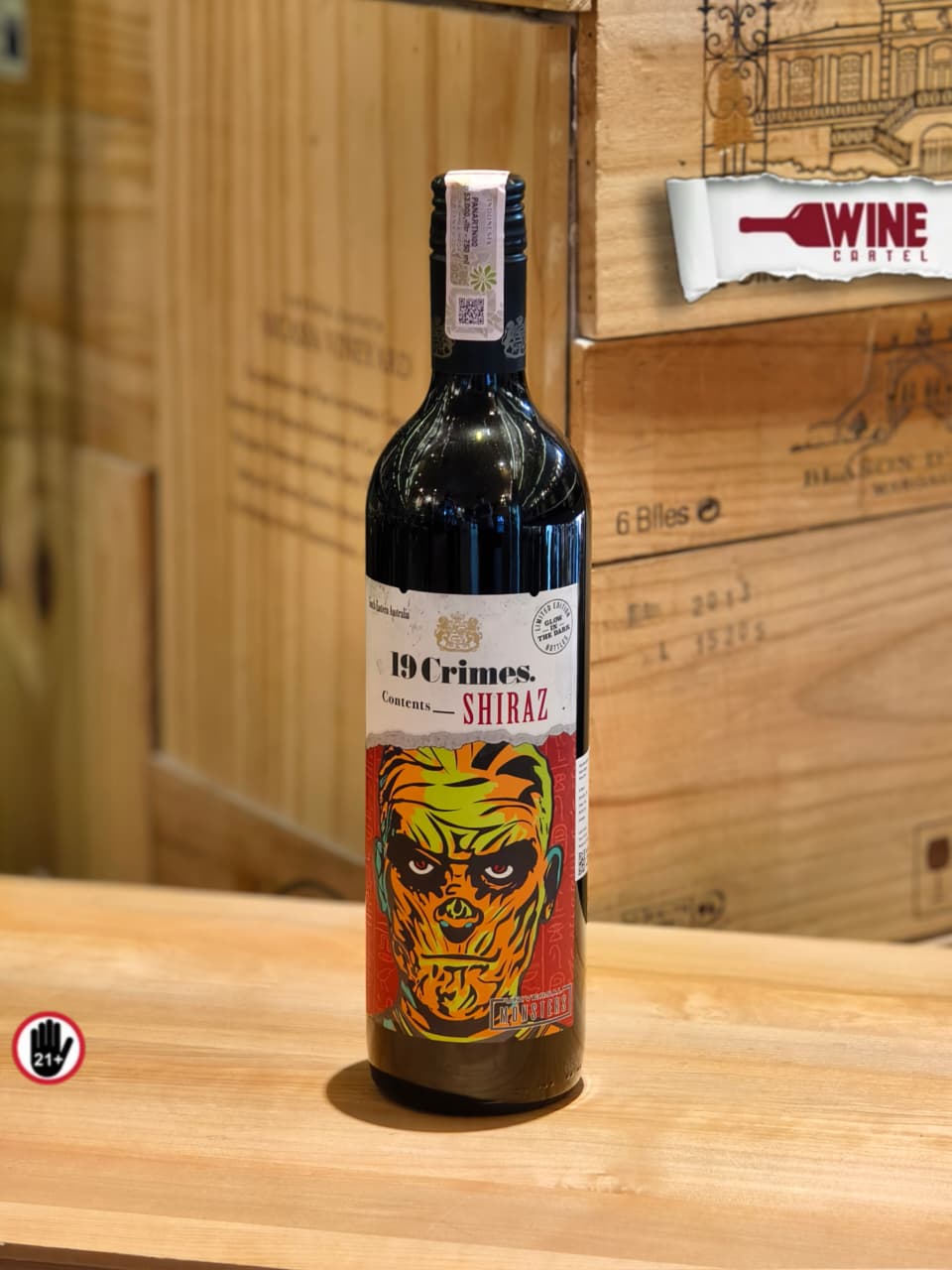 RED WINE 19 Crimes X Universal Monsters SHIRAZ Mummy 750mL AUSTRALIA